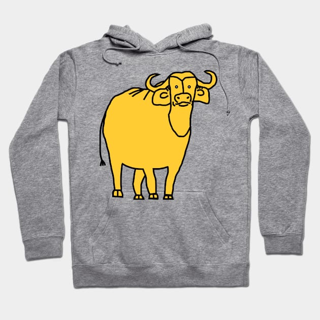 Yellow Ox Hoodie by ellenhenryart